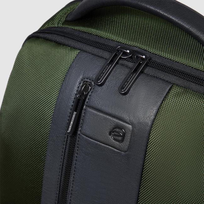 Piquadro Zaino Fast-Check Porta PC Brief 2 15".6 in tessuto riciclato - 4