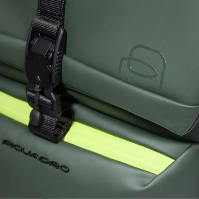 Piquadro Laptop Backpack 14" Corner 2.0 Verde - 5