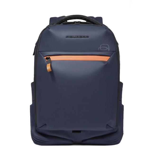 Piquadro Zaino Porta PC 14" Corner 2.0 Blu - 1