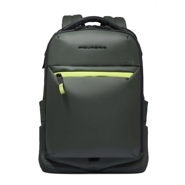 Piquadro Zaino Porta PC 14" Corner 2.0 Verde - 1