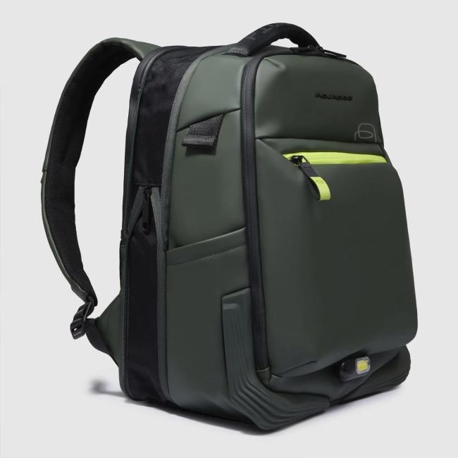 Piquadro Zaino Porta PC 14" Corner 2.0 Verde - 5