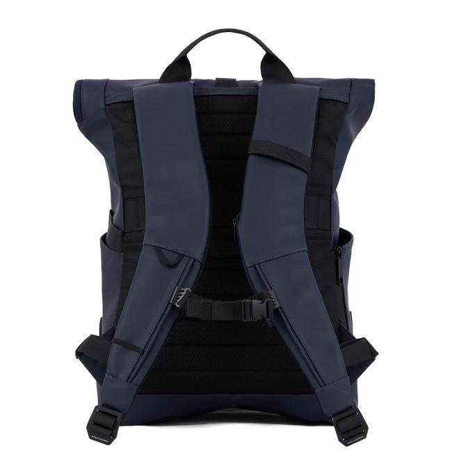 Piquadro Zaino Corner Roll-Top Porta PC 15.6" Blu - 3