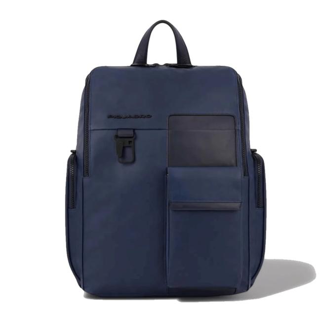 Piquadro Zaino Fast Check Porta PC Finn 15.6 Blu - 1