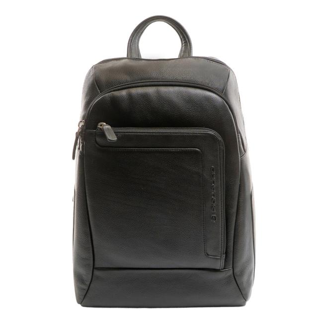 Piquadro Zaino Porta PC in pelle 14.0 Nero - 1