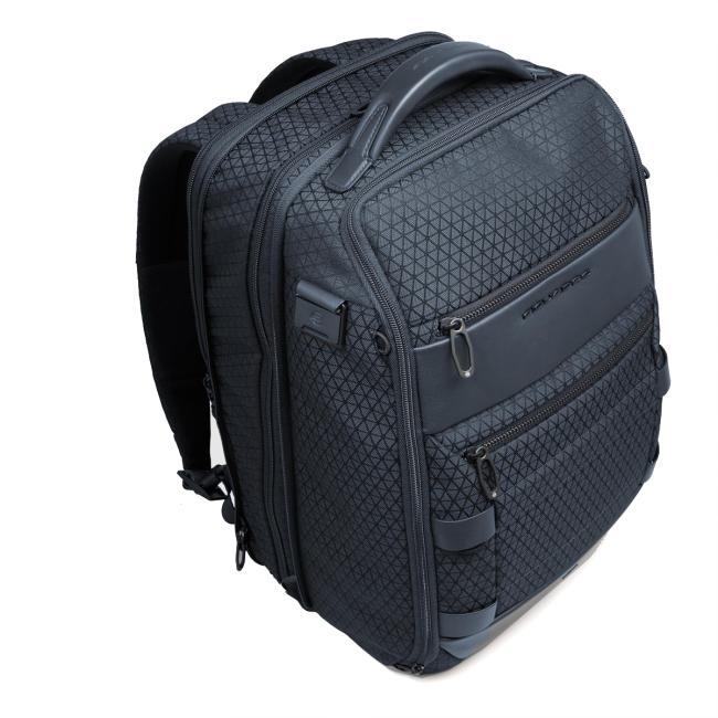 Piquadro Zaino Hexagon Porta PC 15.6 Blu - 4
