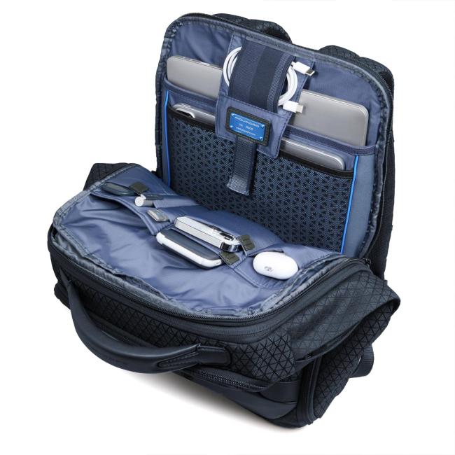 Piquadro Zaino Hexagon Porta PC 15.6 Blu - 8