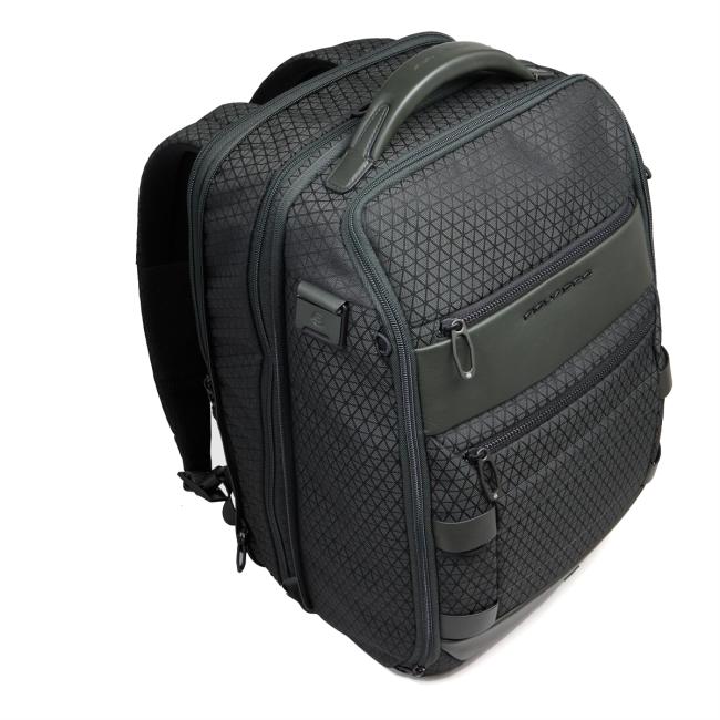 Piquadro Zaino Hexagon Porta PC 15.6 Verde - 4