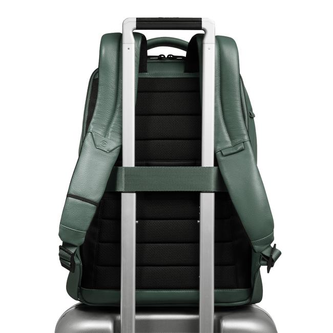 Piquadro Zaino Russel Porta PC 15.6 Verde - 3