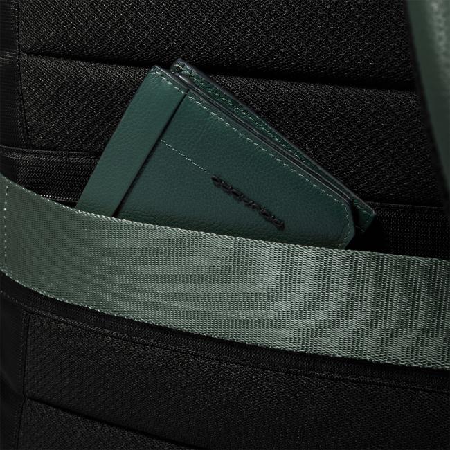 Piquadro Zaino Russel Porta PC 15.6 Verde - 5