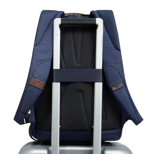 Piquadro Marcel 14.0 Blu Testa Moro Laptop Backpack - 3
