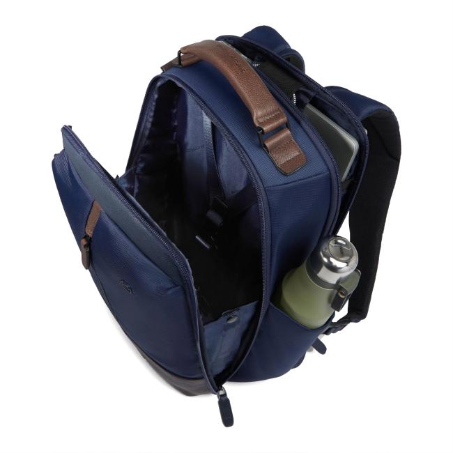 Piquadro Marcel 14.0 Blu Testa Moro Laptop Backpack - 6