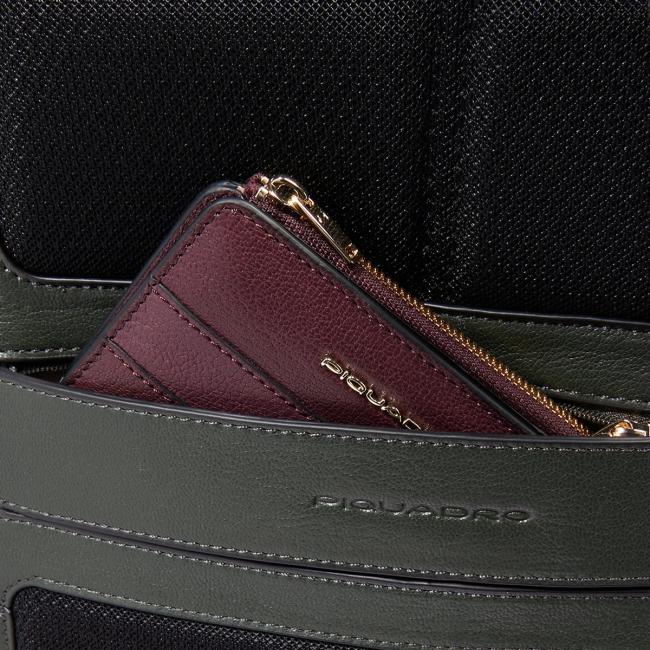 Piquadro Zaino Porta PC Patricia 14.0 Verde - 5