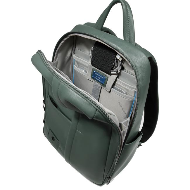 Piquadro Zaino Russel Porta PC 13.0 Verde - 6