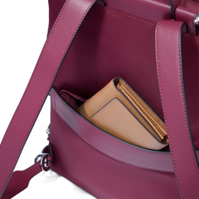 Piquadro Lyra Bordeaux 15.6" Laptop Backpack - 5