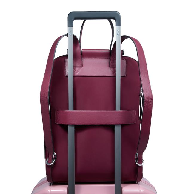 Piquadro Lyra Bordeaux 14" Laptop Backpack - 3