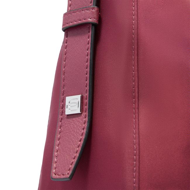 Piquadro Borsa a tracolla Lyra Bordeaux - 5