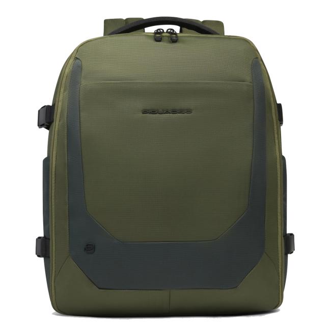 Piquadro Zaino Porta PC 15.6 da viaggio S140 Verde - 1