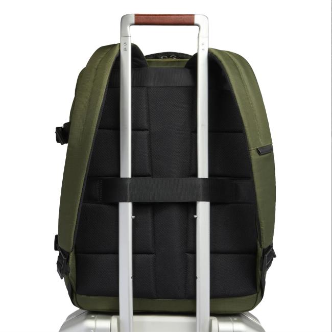 Piquadro Zaino Porta PC 15.6 da viaggio S140 Verde - 3