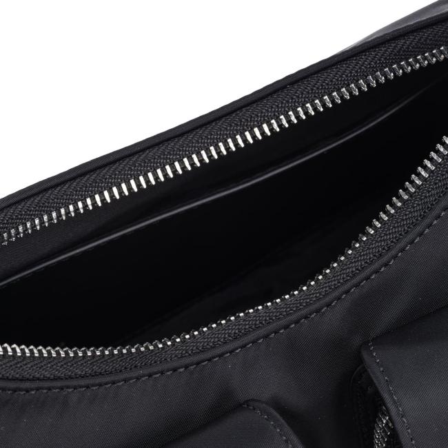 Pinko Borsa a spalla Cargo Nero Limousine Shiny Nickel - 6