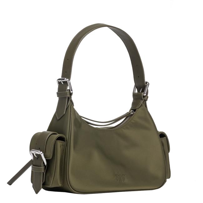 Pinko Borsa a spalla Cargo Piantagione Shiny Nickel - 2