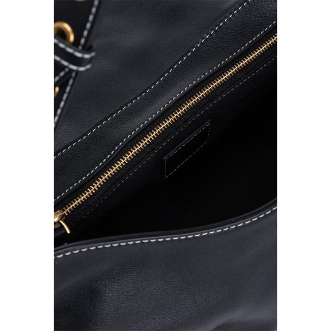 Pinko Borsa a spalla Jolene Classic Nero Antique Gold - 7