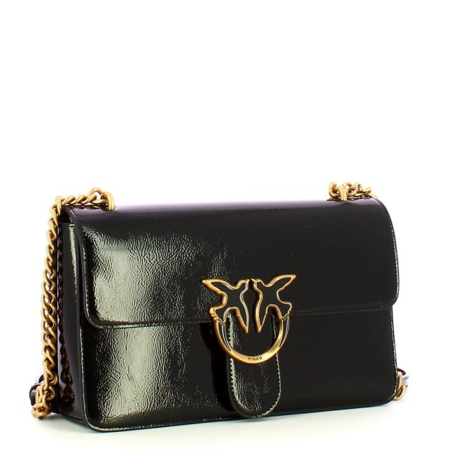 Pinko Borsa a Tracolla Love One Classic Light Nero Antique Gold - 2