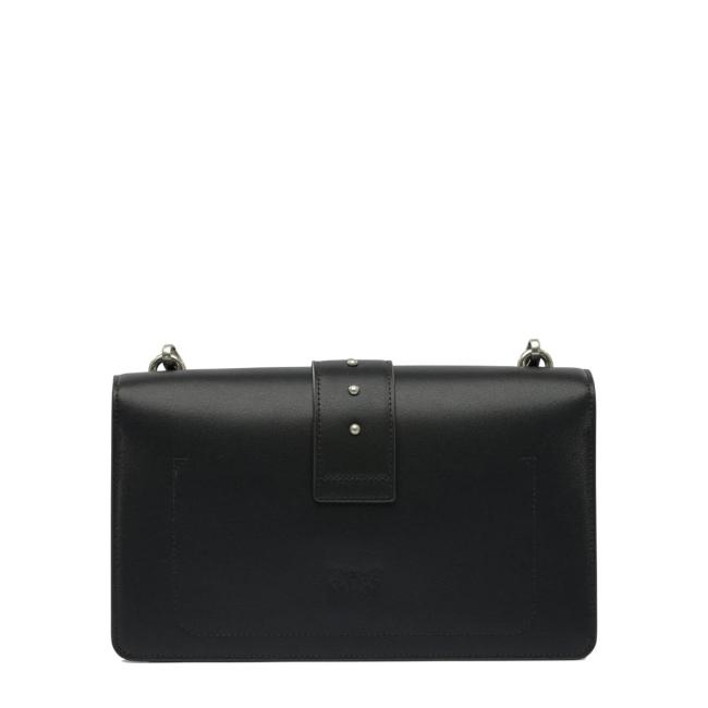 Pinko Tracolla Love One Classic Nero Old Silver - 3