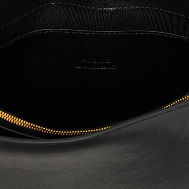 Pinko Tracolla Love One Classic Nero Antique Gold - 4