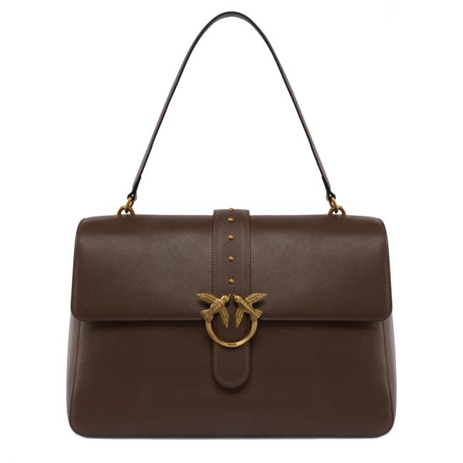 Pinko Borsa a spalla Love one Marrone - 1