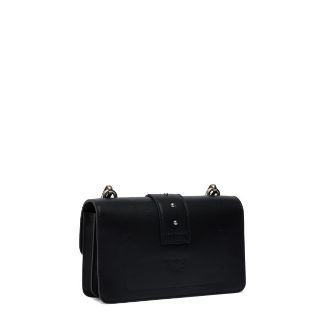 Pinko Mini Borsa a tracolla Love One Nero Old Silver - 2