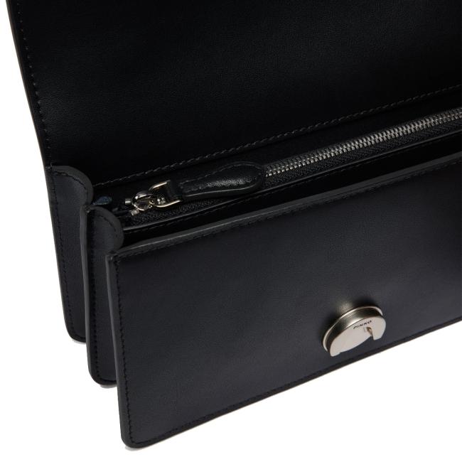 Pinko Mini Borsa a tracolla Love One Nero Old Silver - 4
