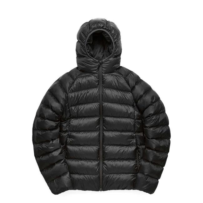 Pyrenex Arial Hooded Down Jacket Black - 1