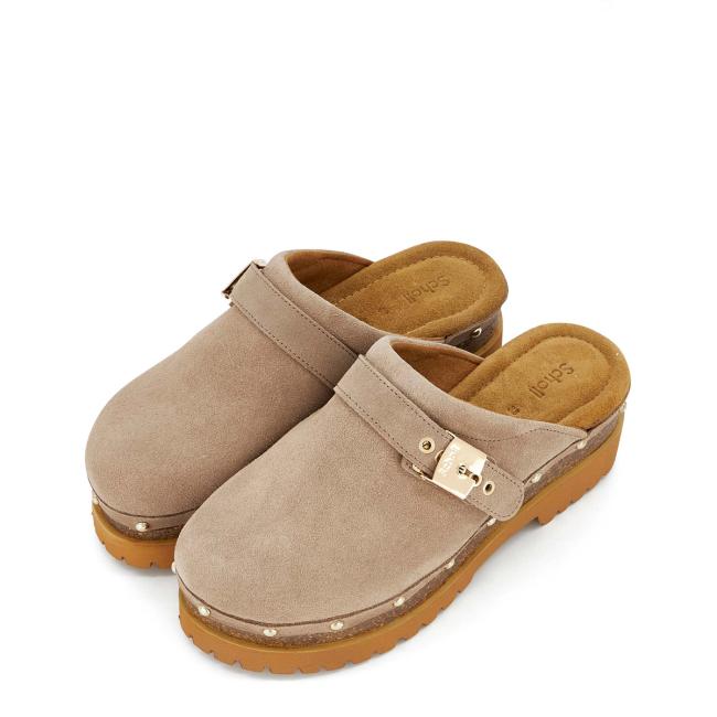 Scholl Zoccolo Cindy Cork Dark Beige - 5