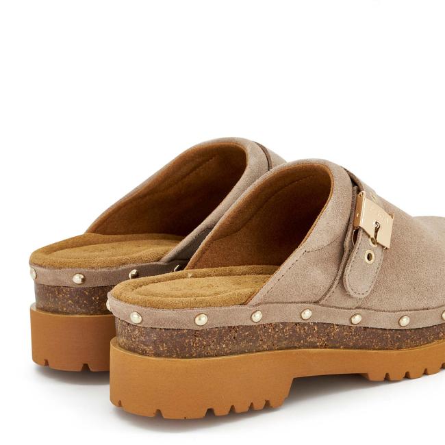 Scholl Zoccolo Cindy Cork Dark Beige - 6