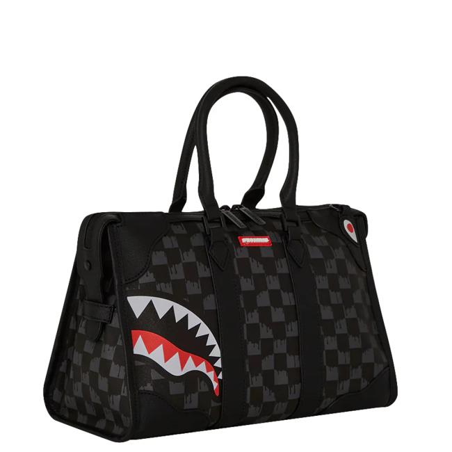 Sprayground Borsa a mano Drip Check Shark Limited Edition - 3