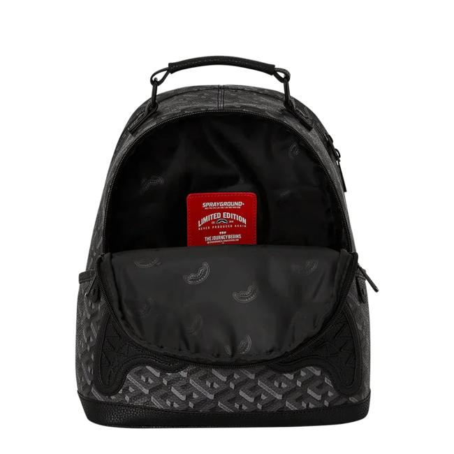Sprayground Zaino Small 3DSG Blackout Savage Limited Edition - 6