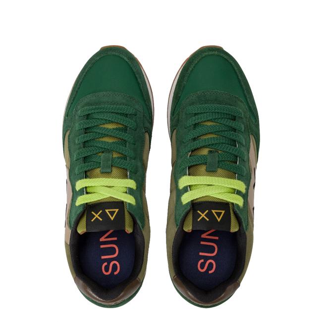 Sun68 Sneakers Jaki Bicolor Verde Scuro - 4