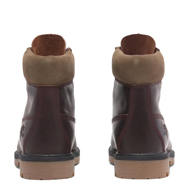 Timberland Stivale 6 Inch Stringato Heritage Burgundy - 5