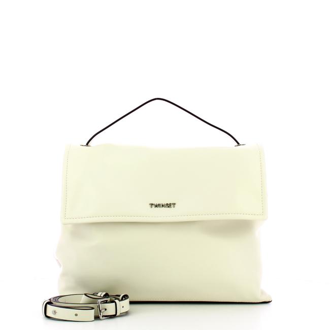 Twin Set Borsa a Mano Bianco Ottico - 4