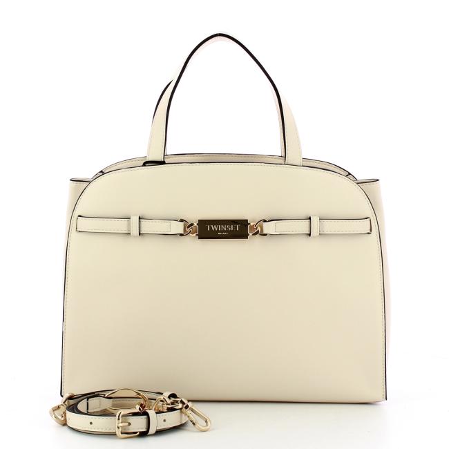 Twinset Borsa a mano Bauletto White Cream - 4