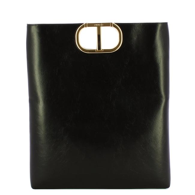 Twinset Shopper Lila flat Nero - 1