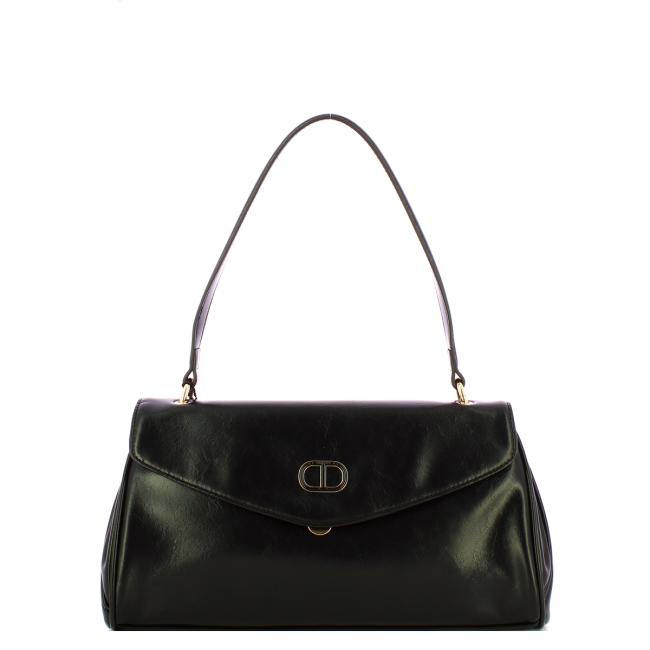 Twinset Top Handle piccola arricciata Nero - 1
