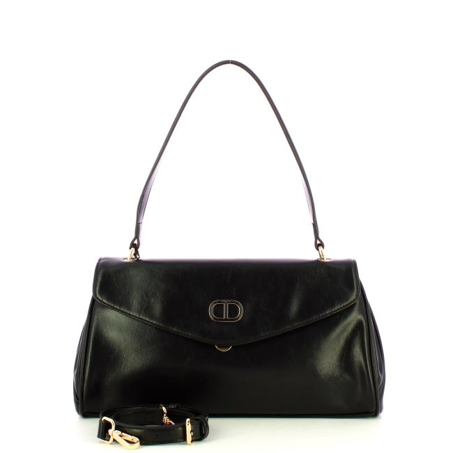 Twinset Top Handle piccola arricciata Nero - 4