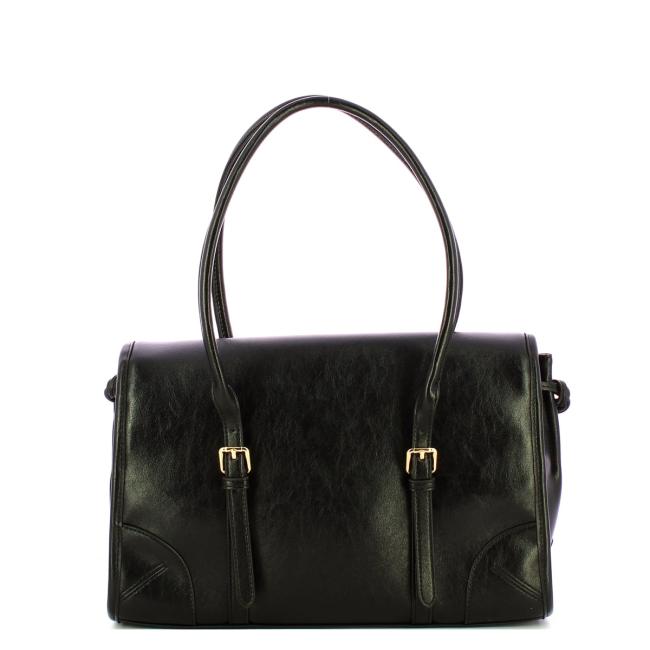 Twinset Tote grande con patta Nero - 3