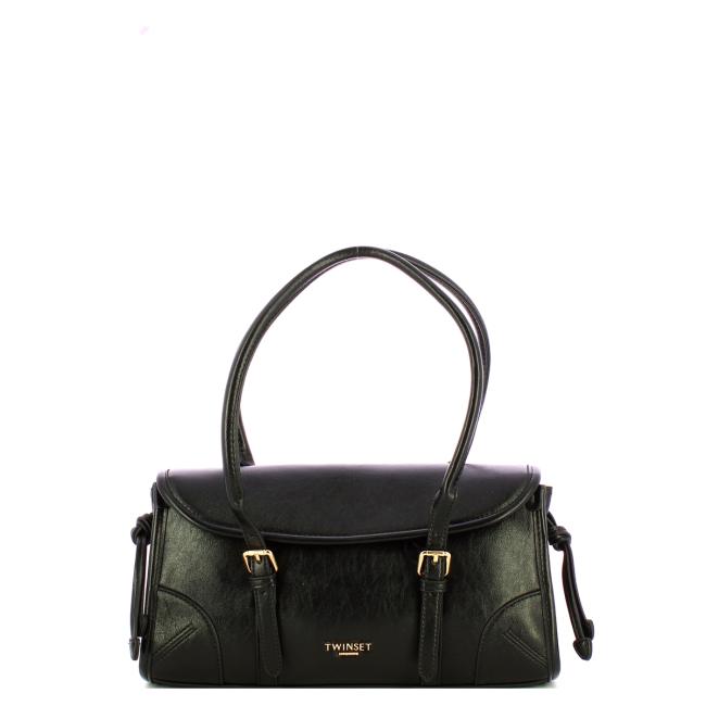 Twinset Tote media con patta Nero - 1