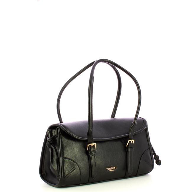 Twinset Tote media con patta Nero - 2