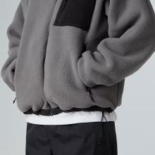 Giacca in pile reversibile Yumiori TNF Black Smoked Pearl-9