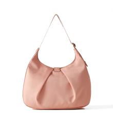 Borbonese Hobo Bag Cortina Medium in Nylon Blush - 3