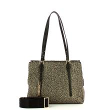 Borbonese Borsa a spalla Medium OP Naturale Nero - 4