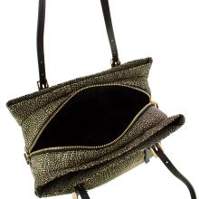 Borbonese Borsa a spalla Medium OP Naturale Nero - 5